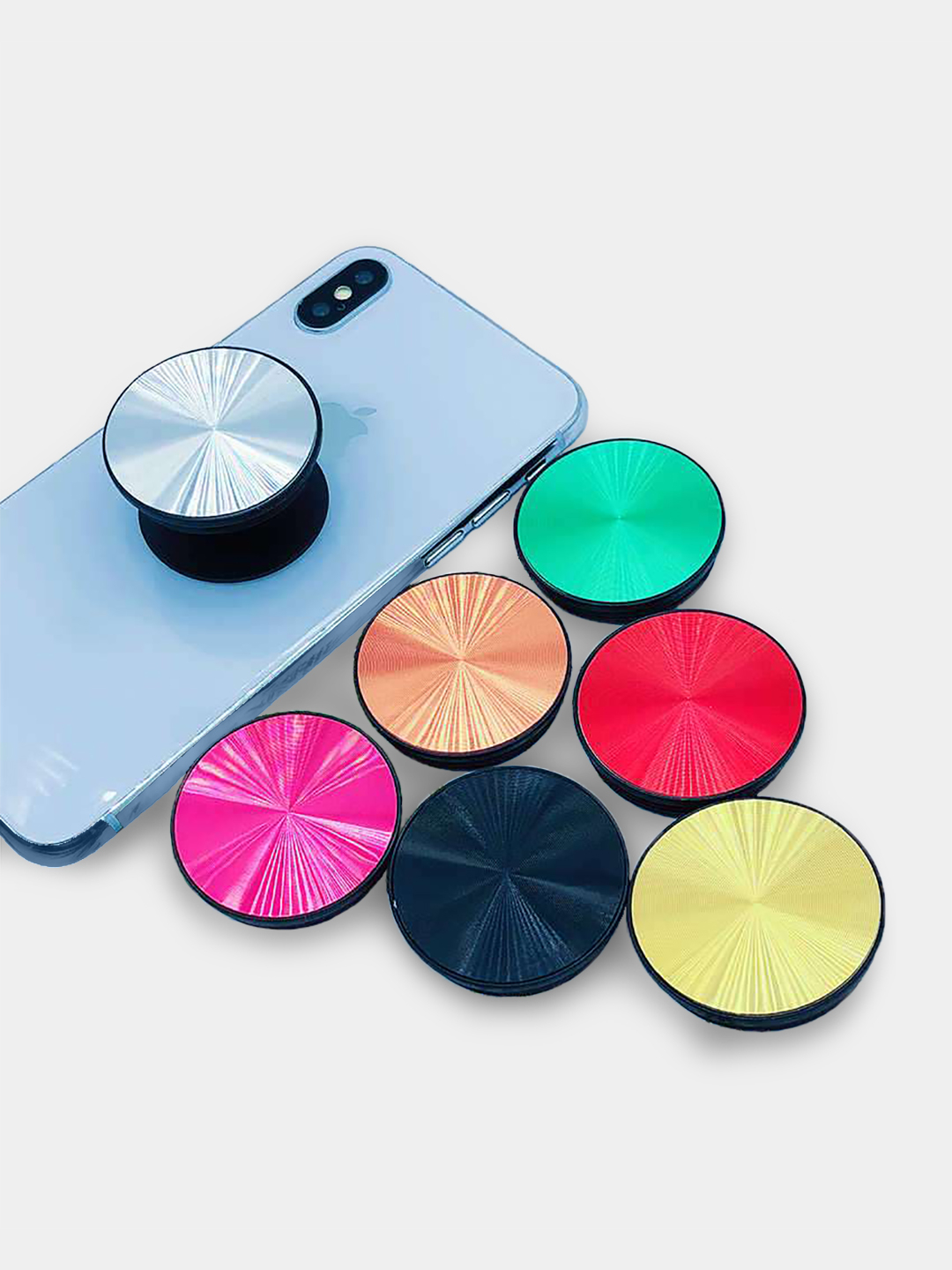 Держатель для телефона Попсокет c металлической пластиной PopSocket купить  по цене 199 ₽ в интернет-магазине Магнит Маркет