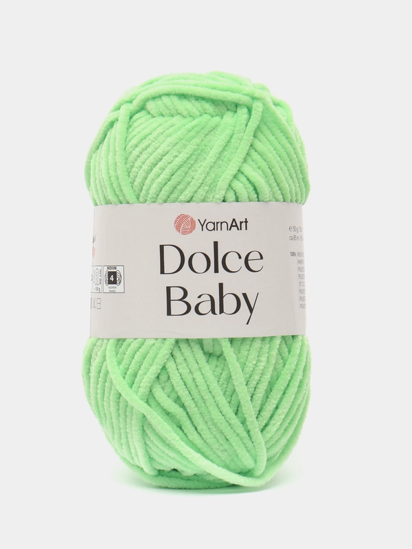 Пряжа плюшевая YarnArt "Dolce Baby", 100% микрополиэстер, 50 г, 85 м