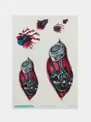 Оливковый веменные переводные/переводилки татуировки на Хеллоуин