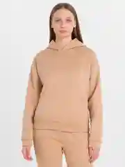 Бежевый женский спортивный костюм на флисе