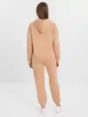 Бежевый женский спортивный костюм на флисе