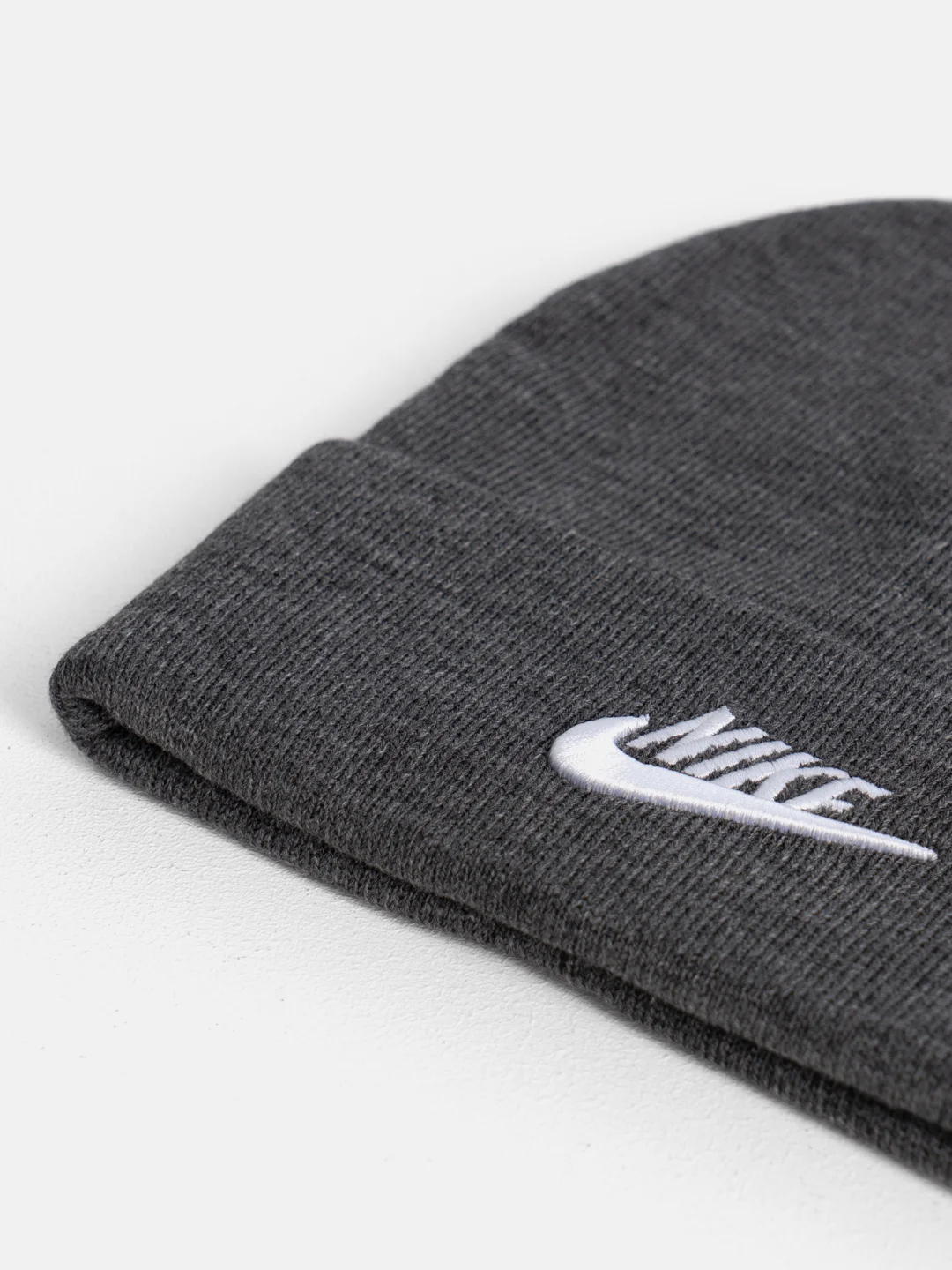 Хром шапка мужская двухслойная трикотажная с нашивкой Найк (Nike)