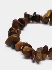 Браслет из камней, тигровый глаз, 19 см