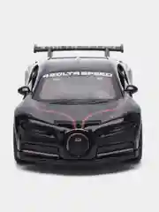 Черный металлическая коллекционная машинка Bugatti Chiron