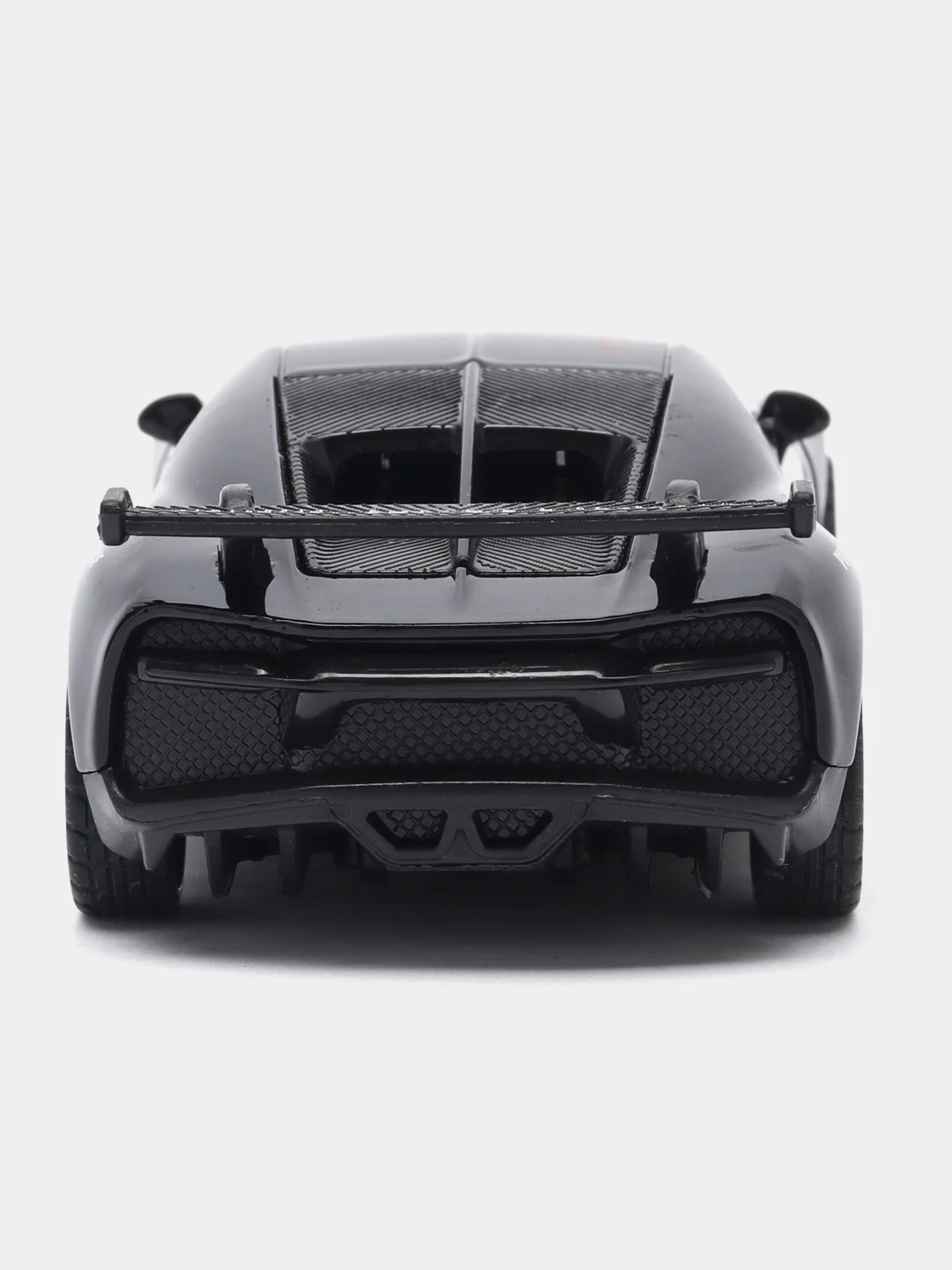 Черный металлическая коллекционная машинка Bugatti Chiron