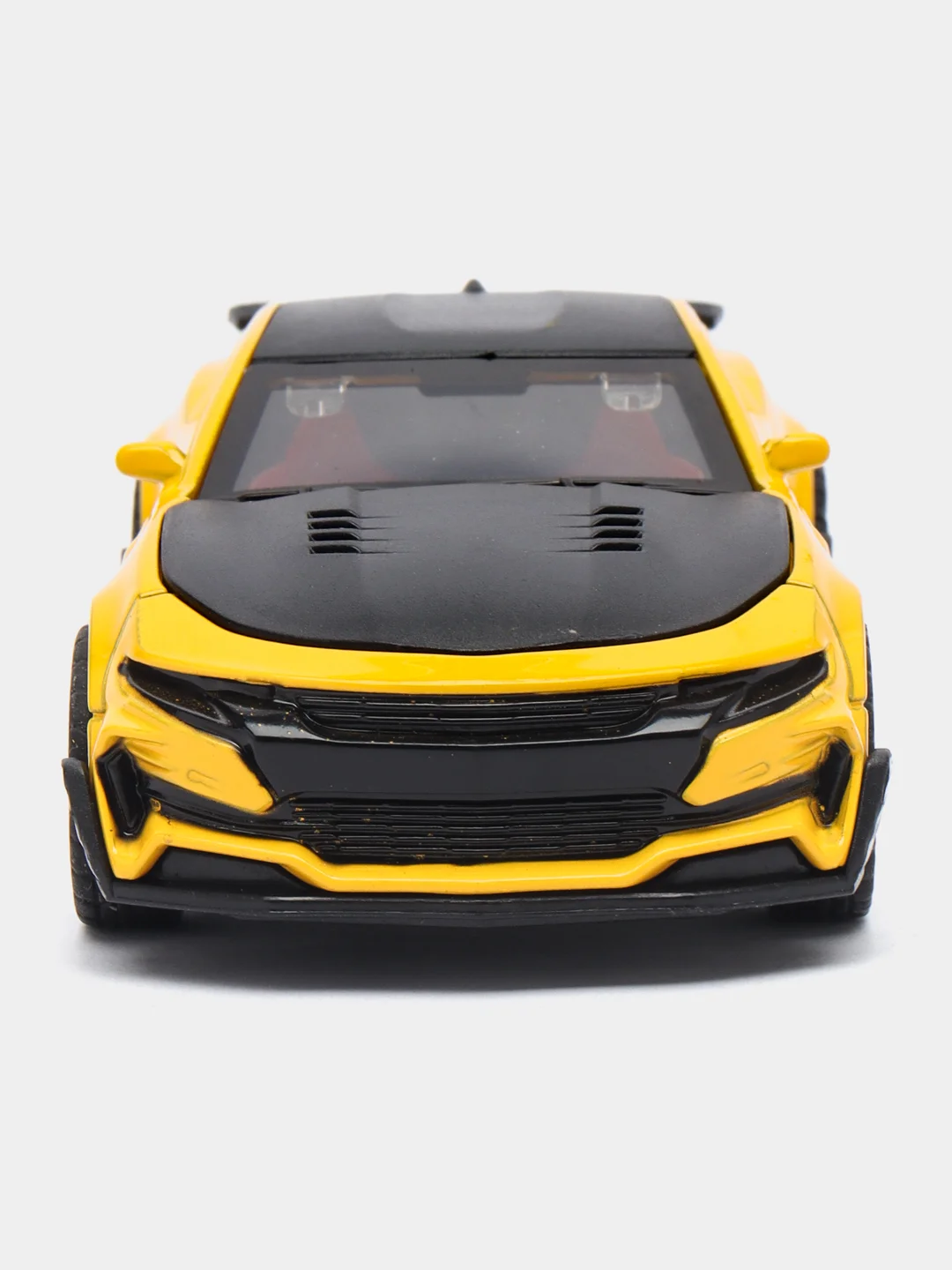 Желтый металлическая коллекционная машинка Chevrolet Camaro