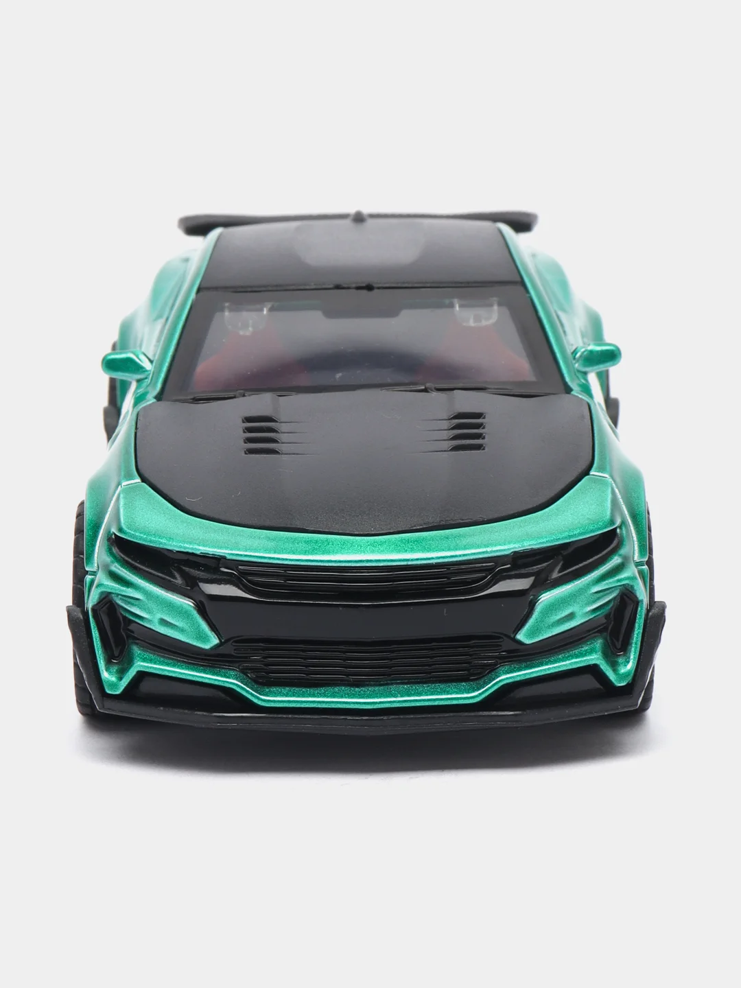Зеленый металлическая коллекционная машинка Chevrolet Camaro