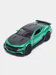 Зеленый металлическая коллекционная машинка Chevrolet Camaro