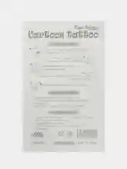Белый временная переводная татуировка с котиками и корги 12х7,5 см