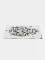 Терракотовый временные татуировки "Волк, лиса, тигр,пантера", 21*15 см