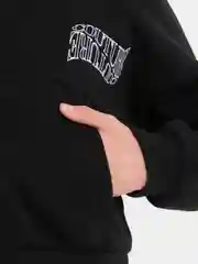 Черный костюм женский спортивный, на молнии