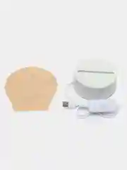 Бежевый меланж 3d Светильник, ночник, LED, USB, подарок на 8 марта