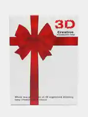 Бронзовый 3d Светильник, ночник, LED, USB, подарок на 8 марта
