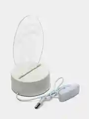 Бронзовый 3d Светильник, ночник, LED, USB, подарок на 8 марта