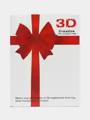 Золотой 3d Светильник, ночник, LED, USB, подарок на 8 марта