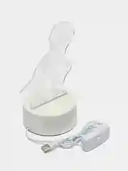 Кремовый 3d Светильник, ночник, LED, USB, подарок на 8 марта