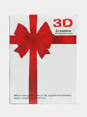 Светло-жёлтый 3d Светильник, ночник, LED, USB, подарок на 8 марта