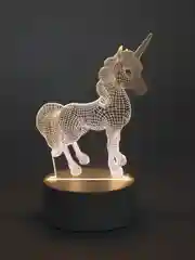 Серебряный 3d Светильник, ночник, LED, USB, подарок на 8 марта