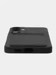 Черный чехол Samsung Galaxy S24+ (Plus) Самсунг Гэлакси С24 Плюс с карманом для карт
