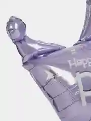 Аметистовый воздушный фольгированный шар в форме rороны, шар корона
