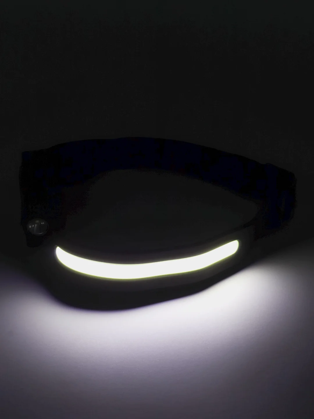 Фонарь налобный, аккумуляторный светодиодный LED, с сенсорным датчиком, 5 режимов