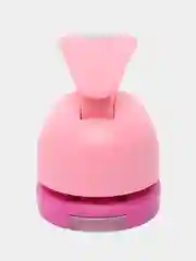 Розовый дырокол фигурный