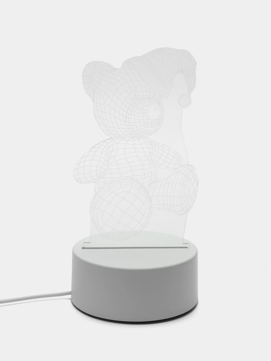 Горчичный 3d Светильник, ночник, LED, USB, подарок на 8 марта