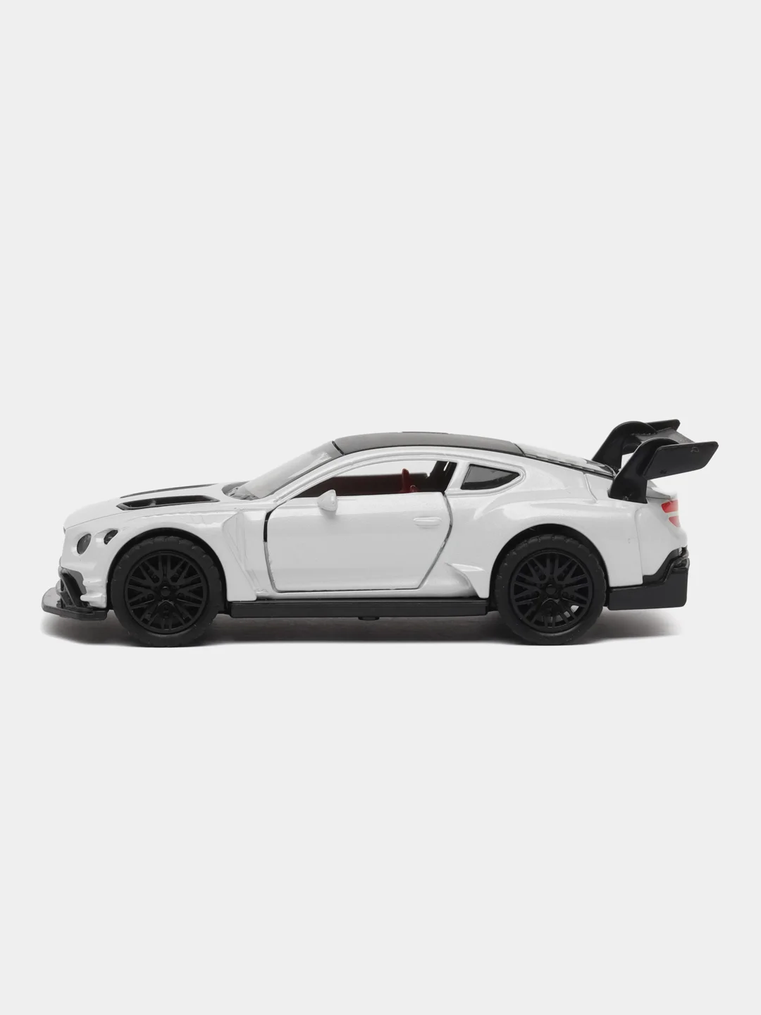 Белый металлическая коллекционная машинка Bentley Continental GT