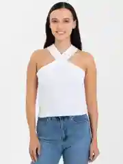 Белый топ женский