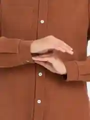 Молочный рубашка женская, рубашка вельветовая
