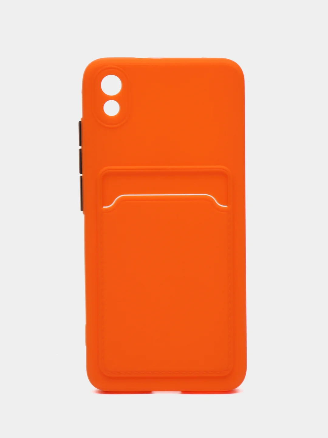 Оранжевый чехол для Xiaomi Redmi 7A Сяоми Редми 7А с карманом для карт