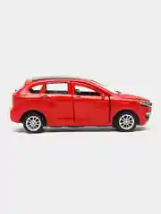 Красный металлическая коллекционная машинка LADA XRAY