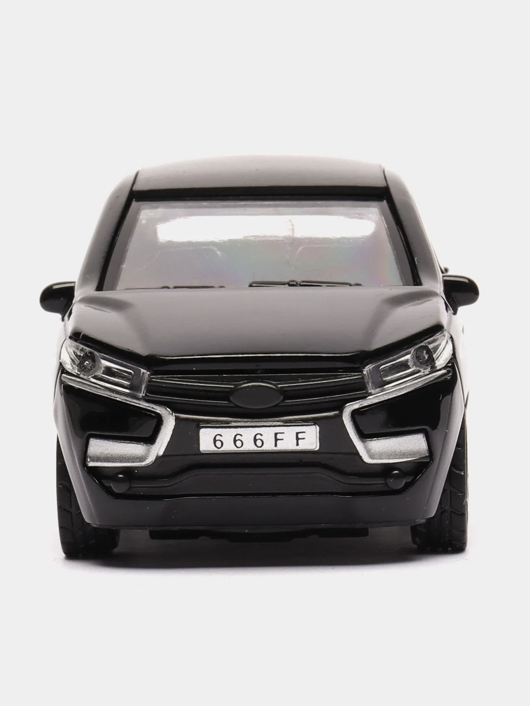 Красный металлическая коллекционная машинка LADA XRAY