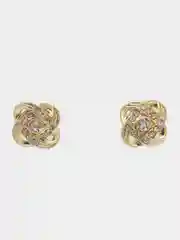 Серьги золотые со стразами, серьги, женские серьги