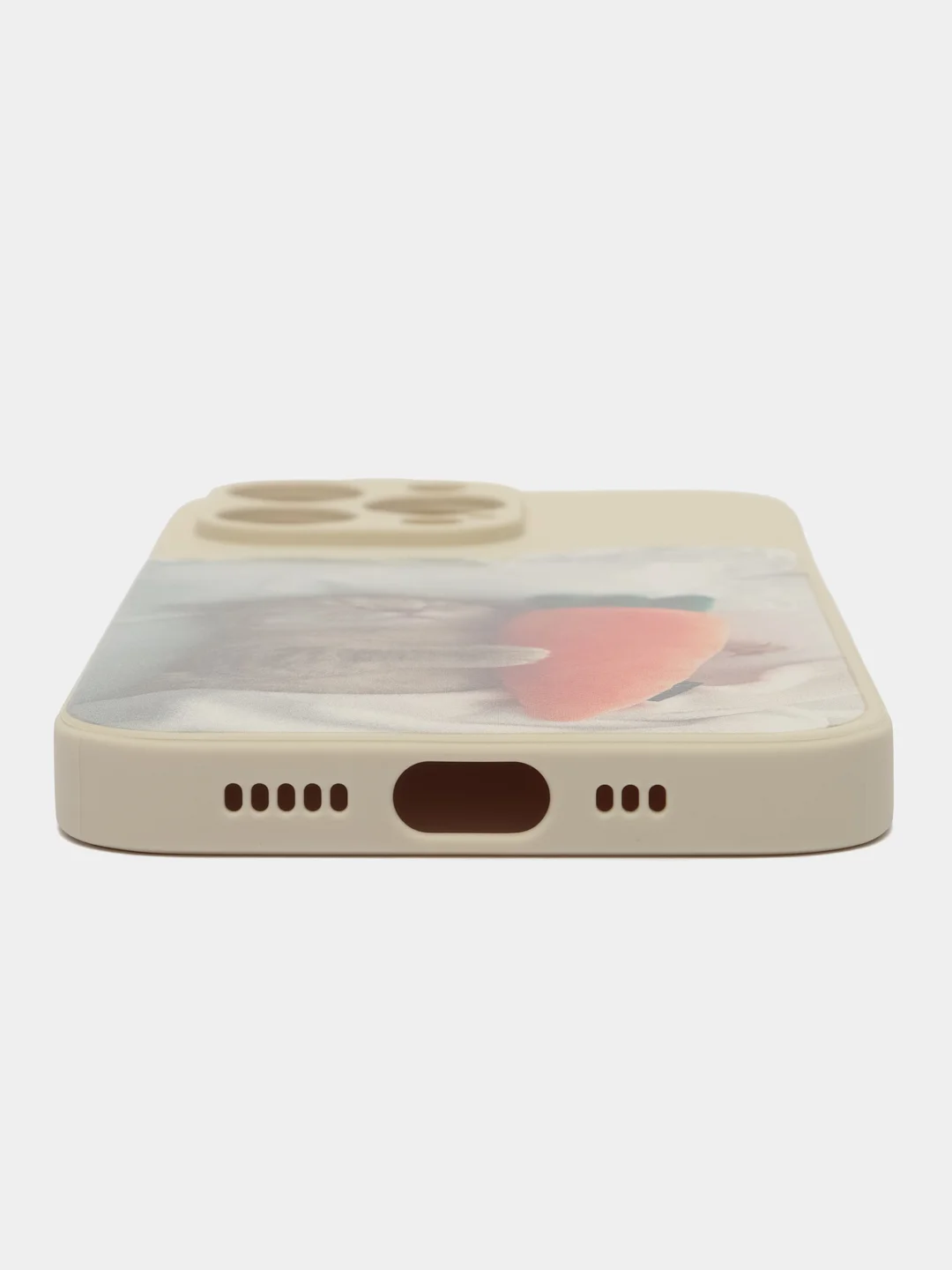 Кремовый чехол для iPhone 11 12 13 14 Pro Max 7 8 XR X XS Plus mini с принтом прозрачный айфон коты