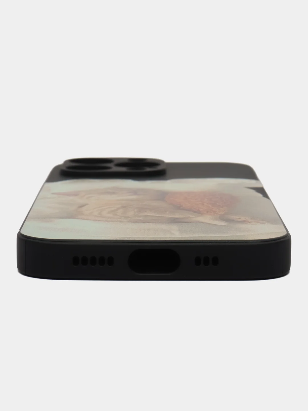 Угольный чехол для iPhone 11 12 13 14 Pro Max 7 8 XR X XS Plus mini с принтом прозрачный айфон коты