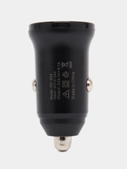 Автомобильное зарядное устройство в прикуриватель, Type-c, USB 2.5А 20W, зарядник телефона