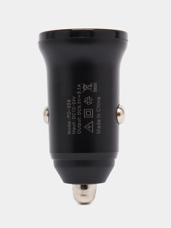 Автомобильное зарядное устройство в прикуриватель, Type-c, USB 2.5А 20W, зарядник телефона