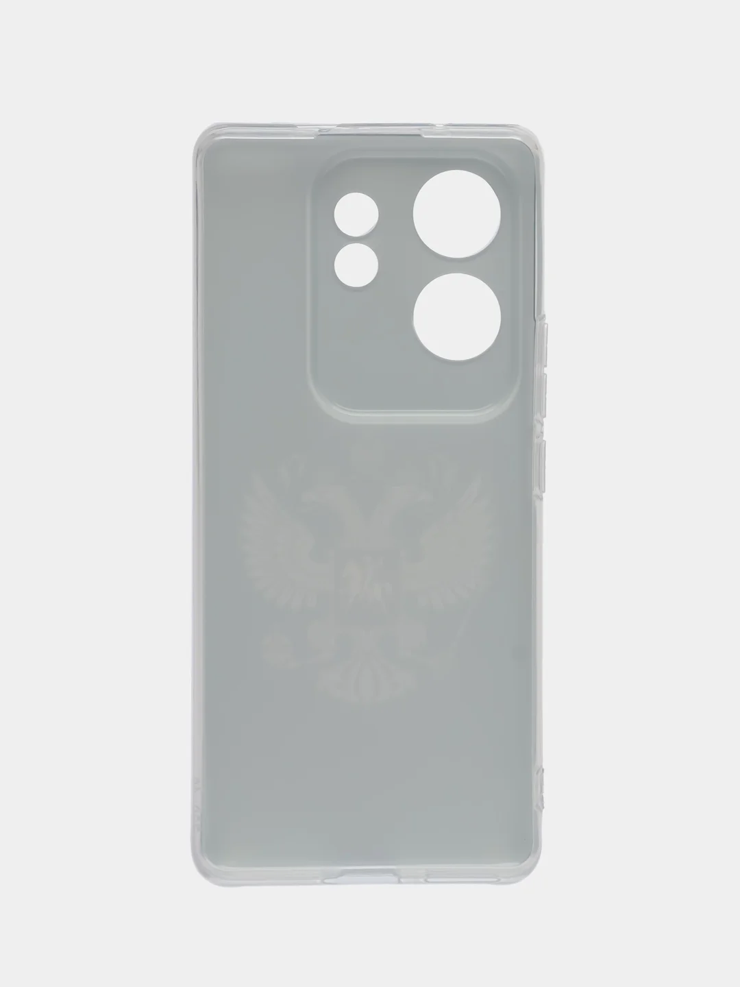 Красный силиконовый чехол на Infinix Zero (Инфиникс Зеро) 30 4G, с рисунком и защитой камеры