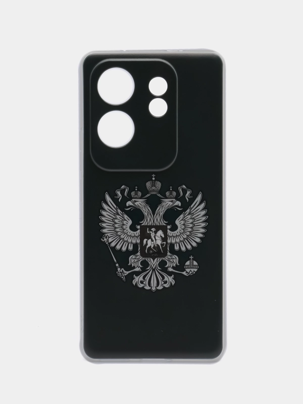Силиконовый чехол на Infinix Zero (Инфиникс Зеро) 30 4G, с рисунком и защитой камеры