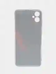 Красный силиконовый чехол Samsung Galaxy A05 (Самсунг А05), прозрачный с рисунком, защита камеры