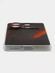 Красный силиконовый чехол на Infinix Zero 30 5G (Инфиникс Зеро 30 5G), с рисунком, защита камеры