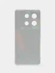 Красный силиконовый чехол на Infinix Zero 30 5G (Инфиникс Зеро 30 5G), с рисунком, защита камеры