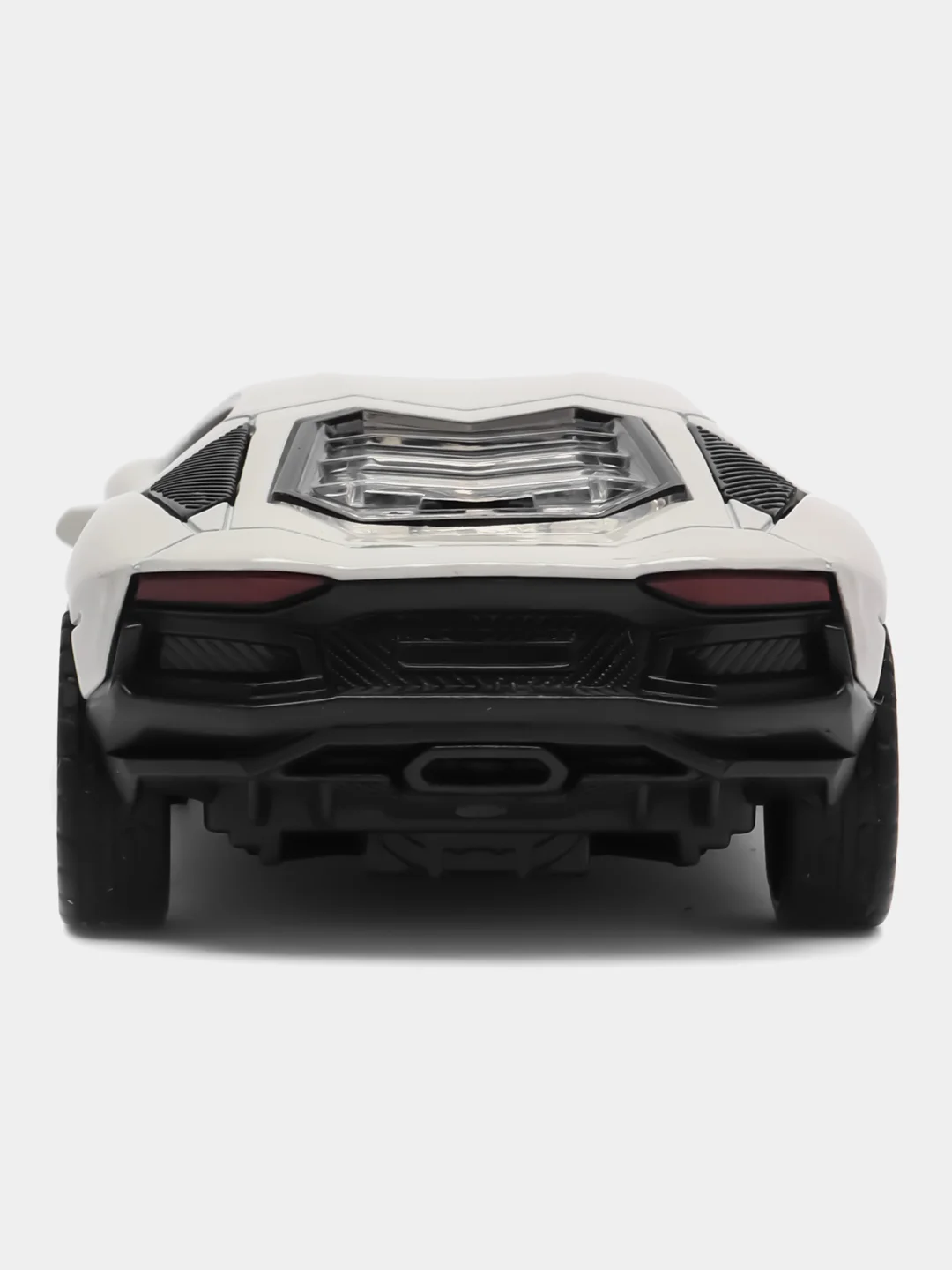 Белый металлическая коллекционная машинка Lamborghini Aventador