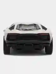 Белый металлическая коллекционная машинка Lamborghini Aventador