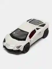 Белый металлическая коллекционная машинка Lamborghini Aventador