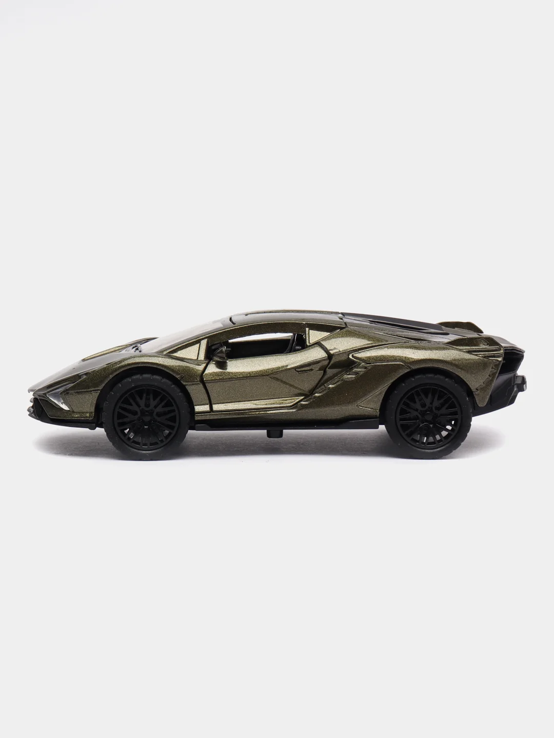 Зелёный хаки металлическая коллекционная машинка Lamborghini Aventador