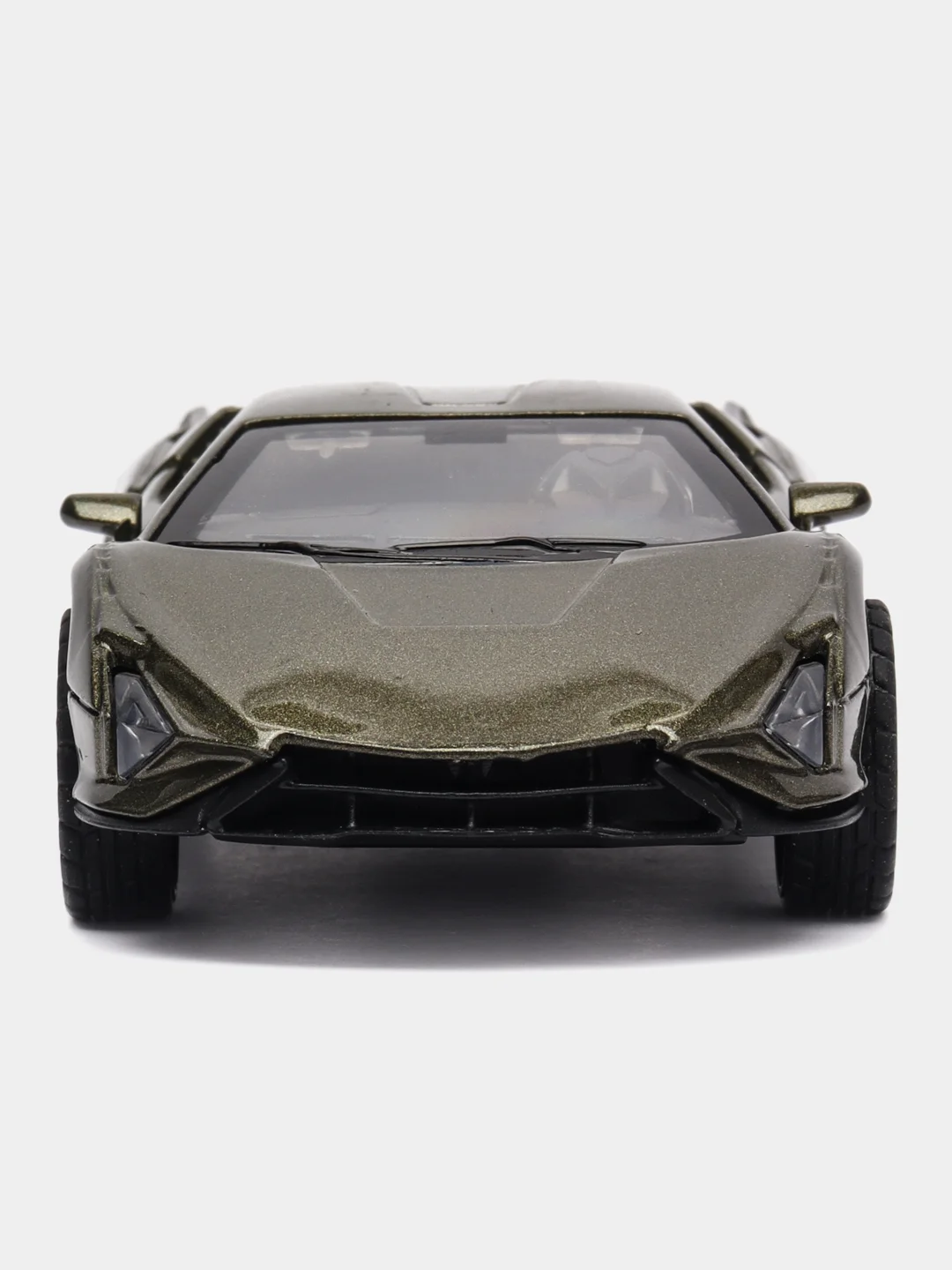 Зелёный хаки металлическая коллекционная машинка Lamborghini Aventador