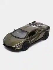 Зелёный хаки металлическая коллекционная машинка Lamborghini Aventador
