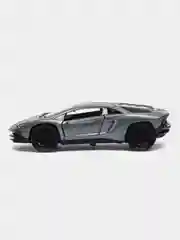 Серый металлическая коллекционная машинка Lamborghini Aventador